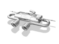 VW Golf 5 FOX Bakre ljuddämpare 100mm Typ 17 - R32 Design